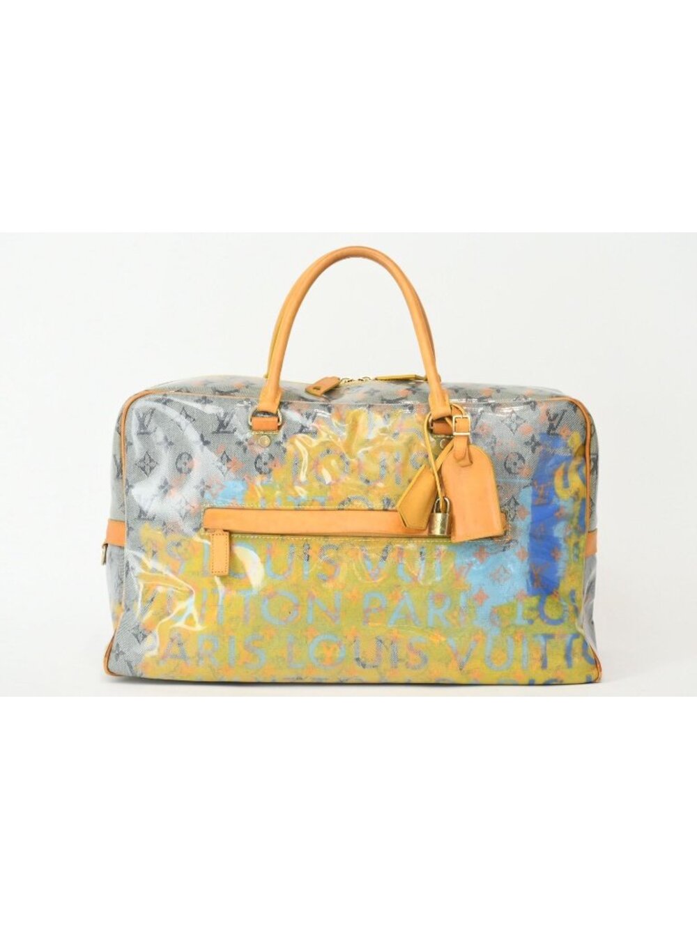 Louis Vuitton Weekender GM Handbag Monogram Pulp Leather